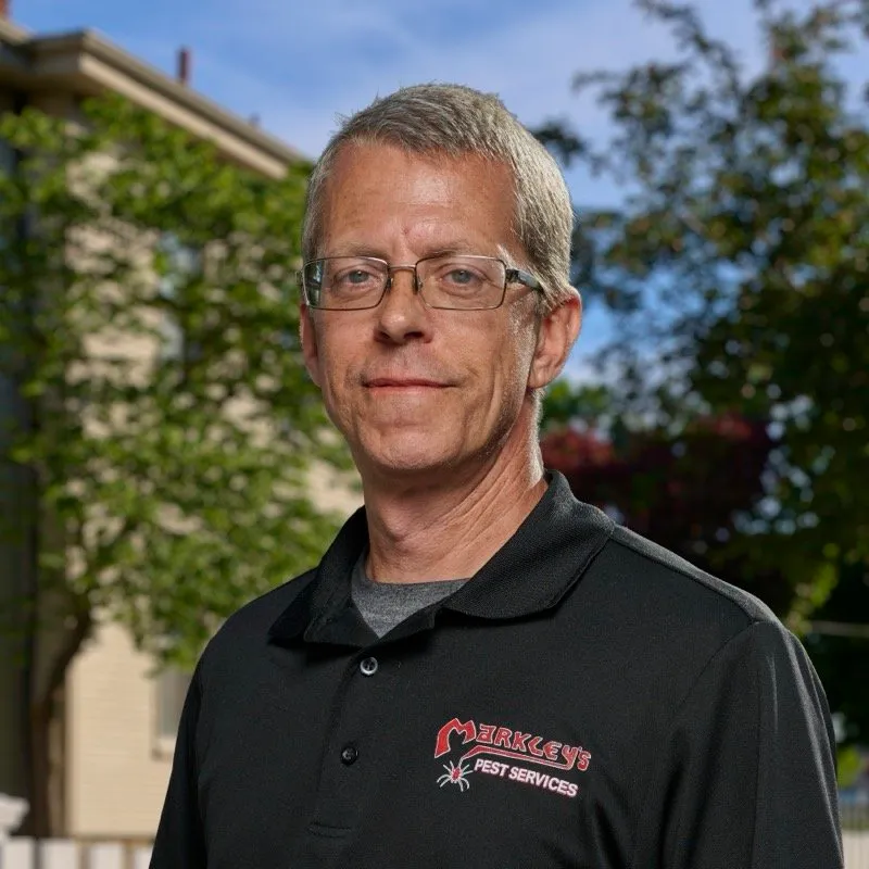 Bob McCarty, service technician at Markley's Pest Elimination Services