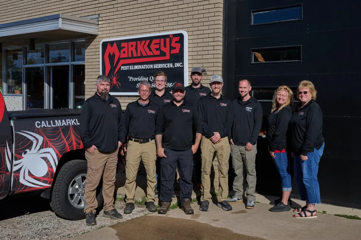 The Markley's Pest Elimination Services team serving Pekin and Central Illinois