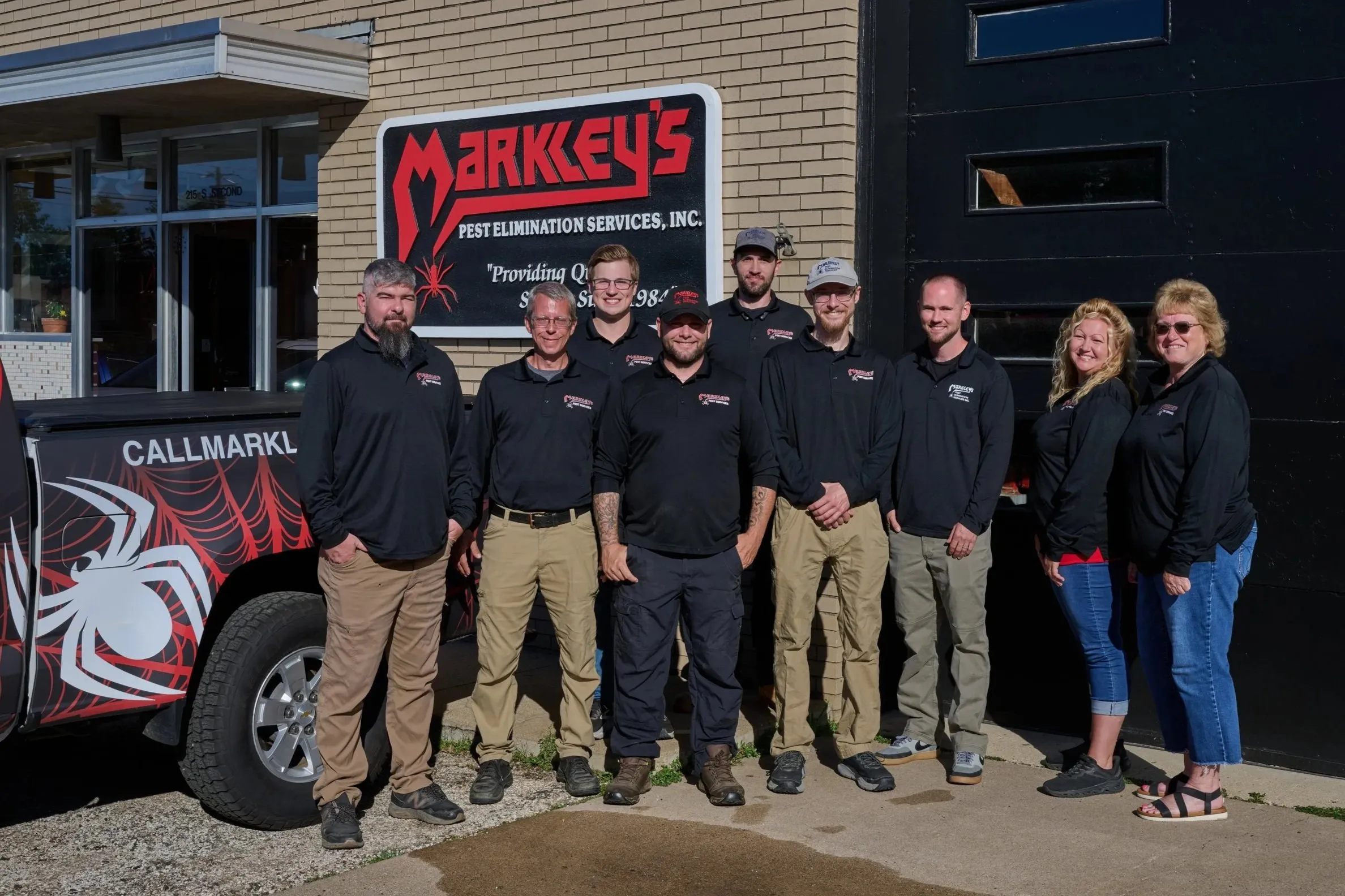 The Markley's Pest Control team, Morton, Illinois